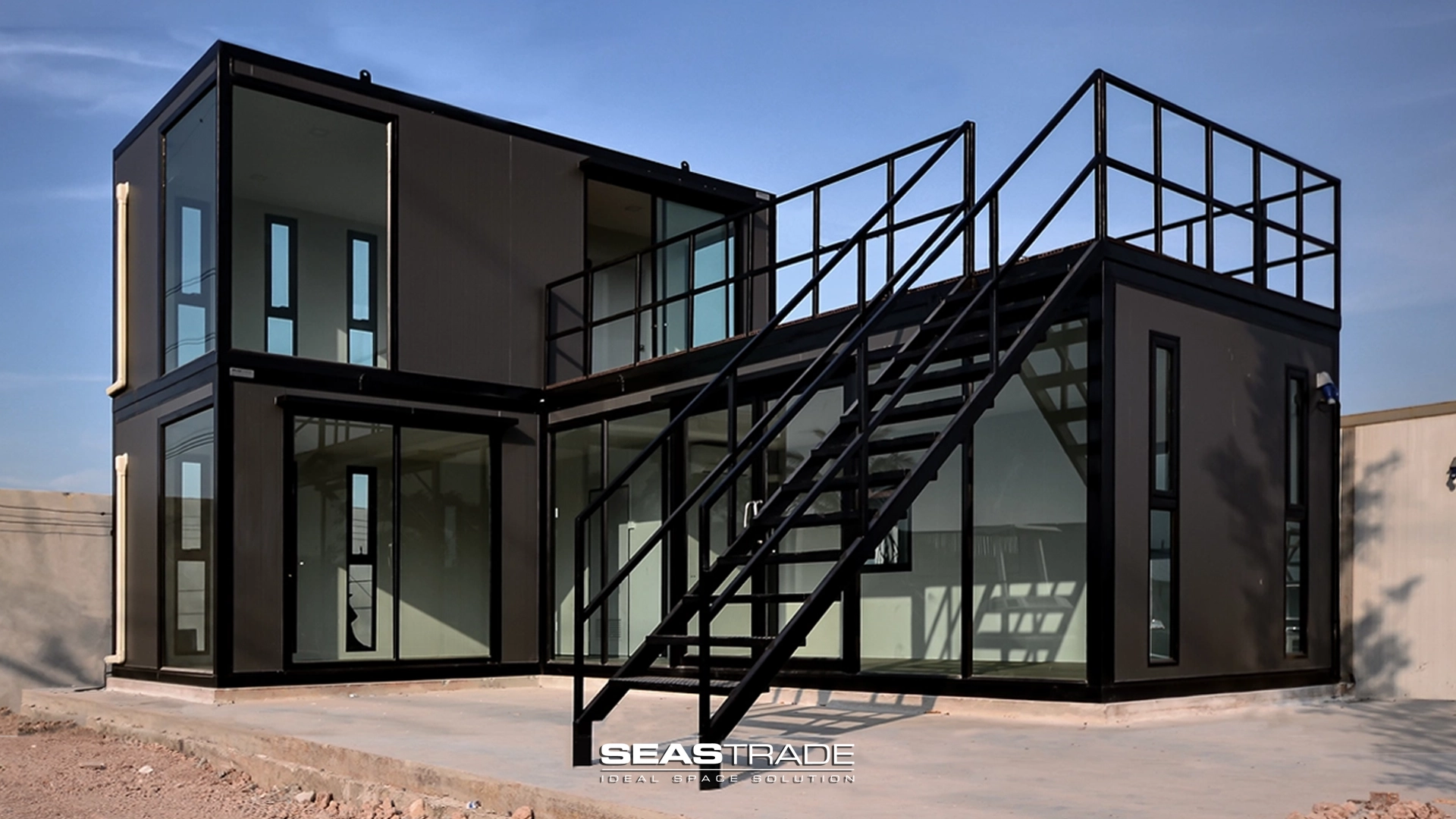 บ้านสำเร็จรูป โครงสร้างเหล็ก บ้านน็อคดาวน์ บ้านสำเร็จรูป2ชั้น