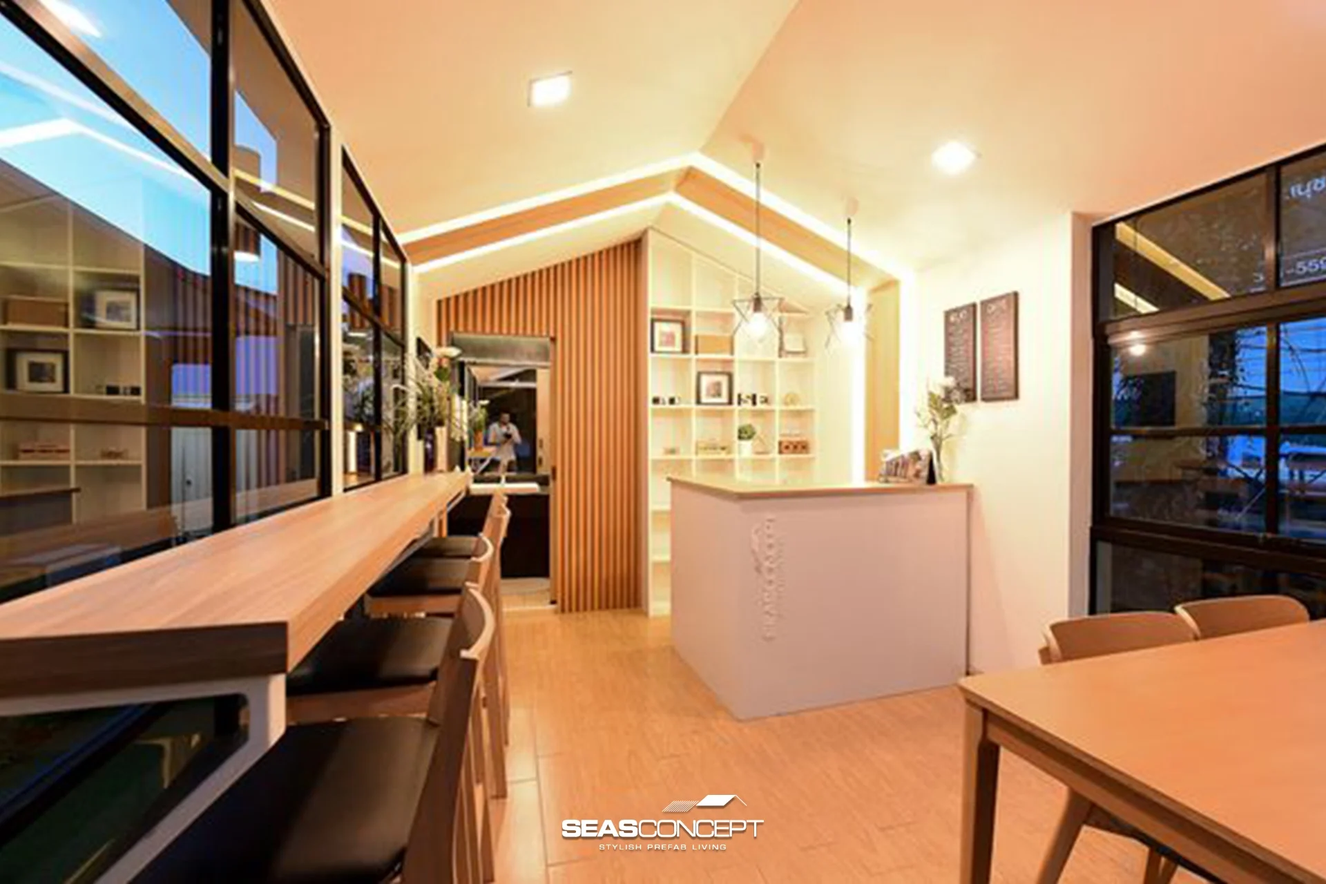 แบบบ้านน็อคดาวน์สไตล์รีสอร์ท