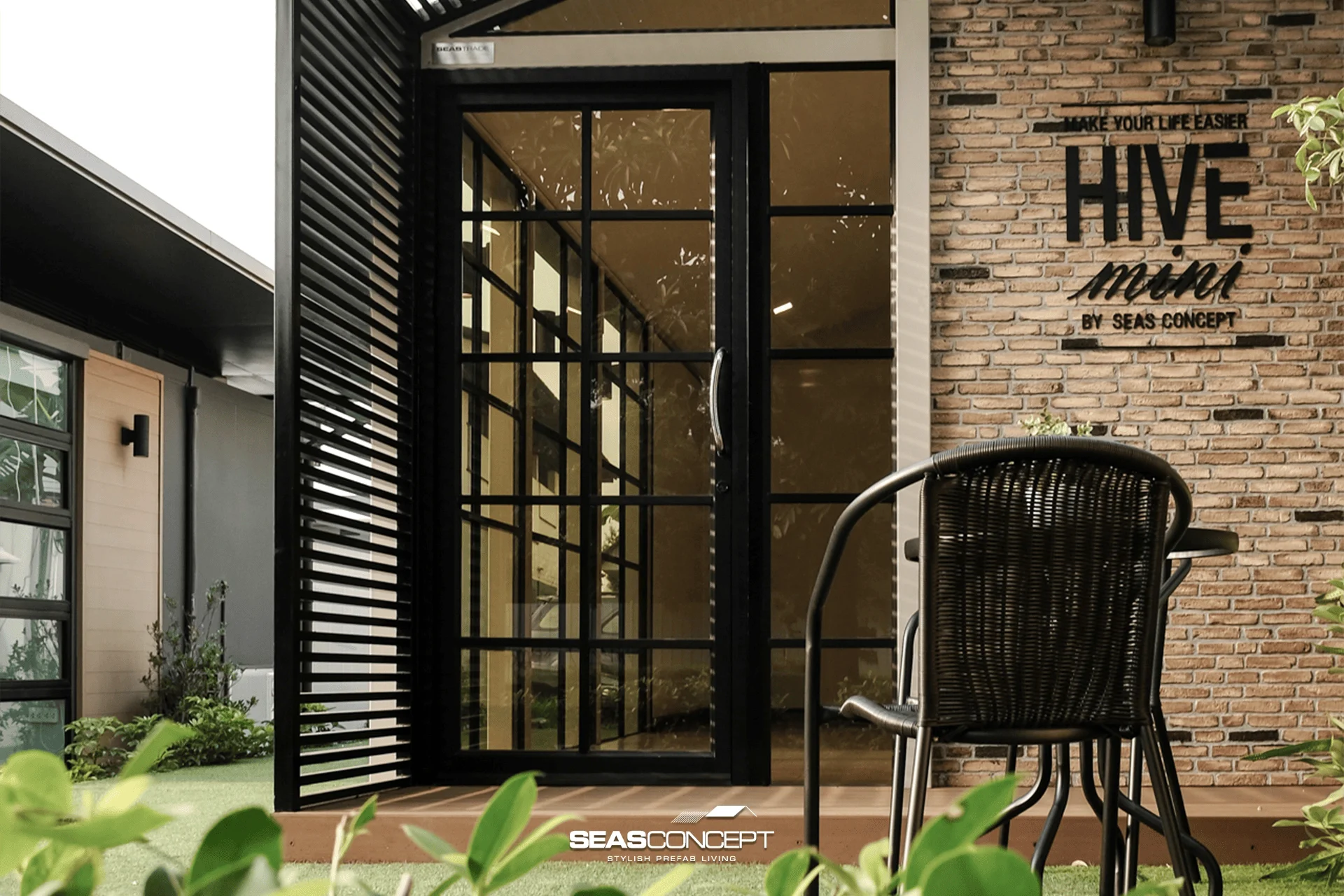 แบบบ้านน็อคดาวน์สไตล์รีสอร์ท