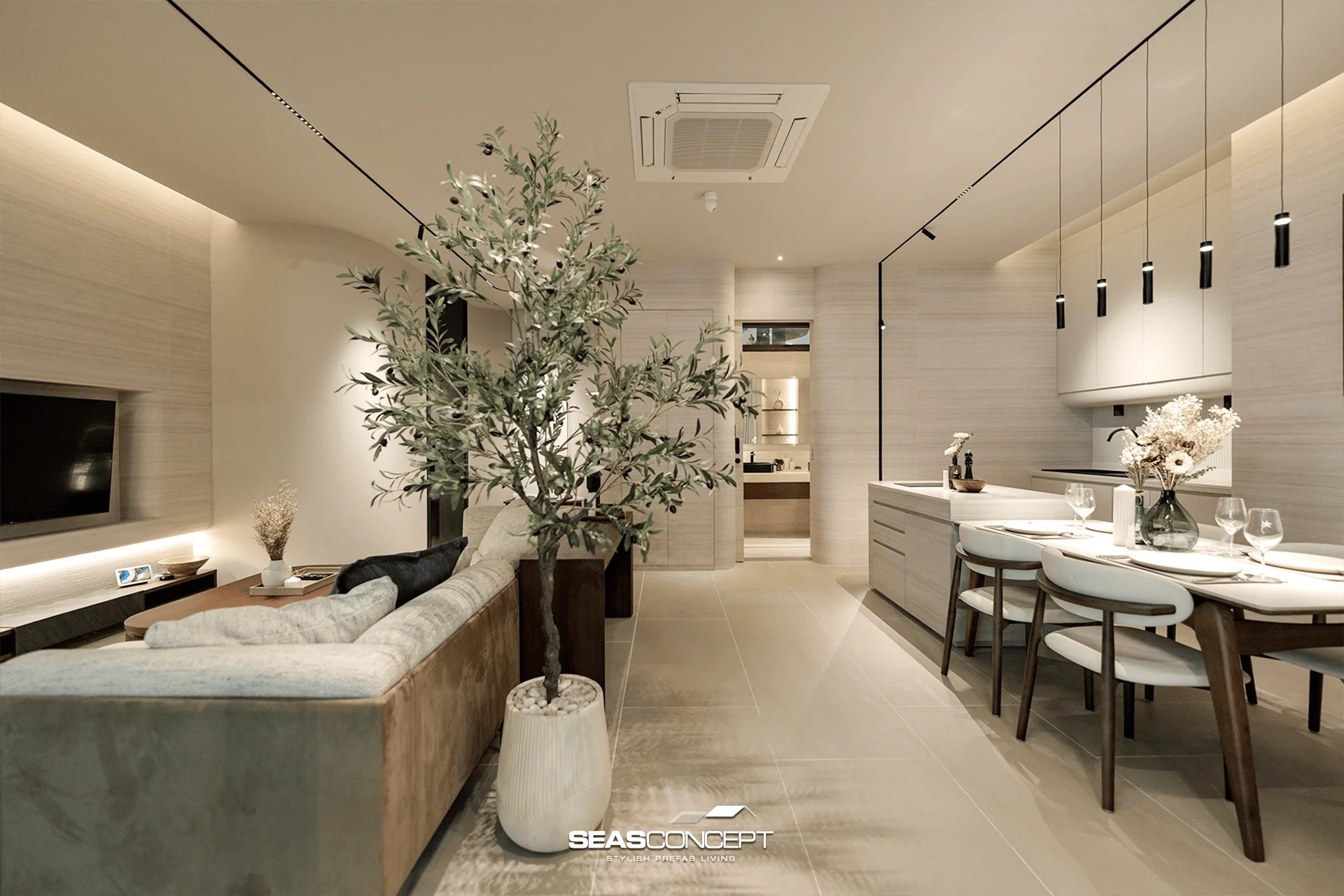 แบบบ้านน็อคดาวน์สไตล์รีสอร์ท